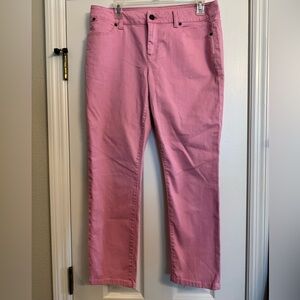 Talbots Pink Women's Crop Jeans
